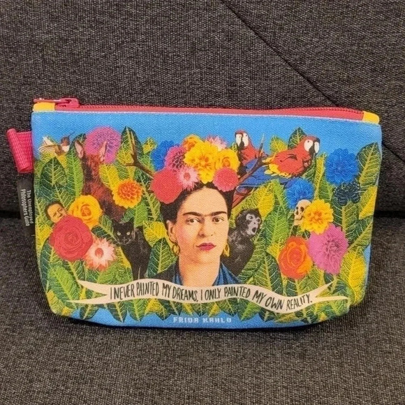 None Other - Frida Kahlo Art Zipper Bag